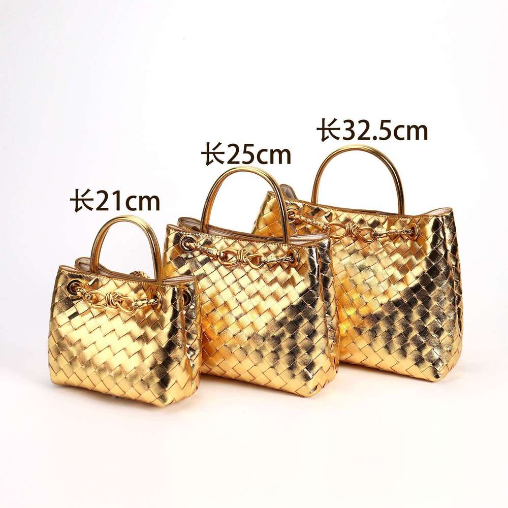 Tote Bag New Trend Tote Versatile Fashion Quilted Genuine Leather Woven Bag Casual Shoulder Handbag For Women Shoulder Bag Braided Handbag