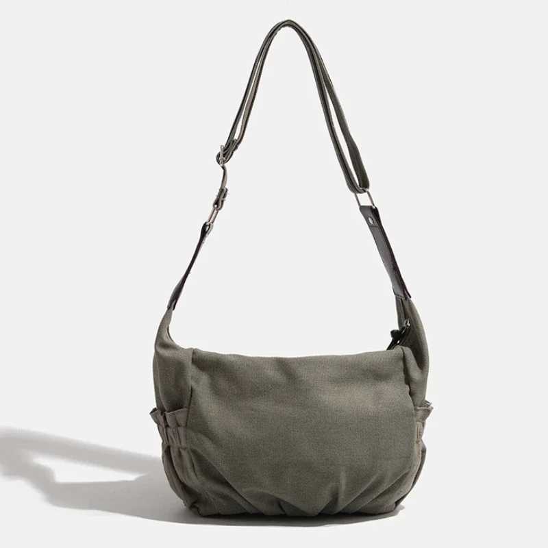 2025 New Designer Women Casual Shoulder Bag Y2K Aesthetic Streetwear Drawstring Handbag Vintage Crossbody Bag Denim Bag XJ250627