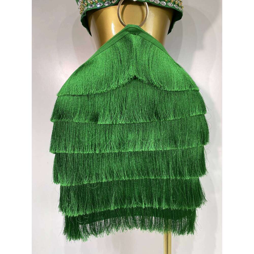 Sexy Sling Backless Women Green Bodycon Bandage Dress 2025 Celebrity Elegant Evening Club Birthday Party Dresses