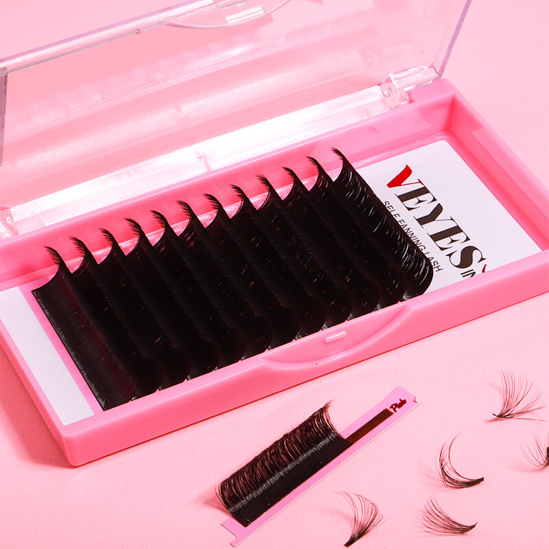Veyes Wholesale Russian Volume Cashmere Lash Extensions Eyelash Extension Korean PBT Easy Fan Eyelash Extensions Vendor