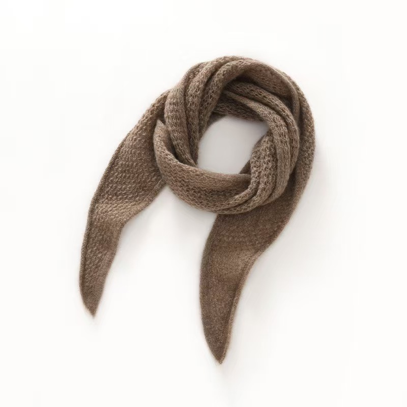 T833 new cashmere knitted triangle scarf shawl scarf all-match cashmere outerwear