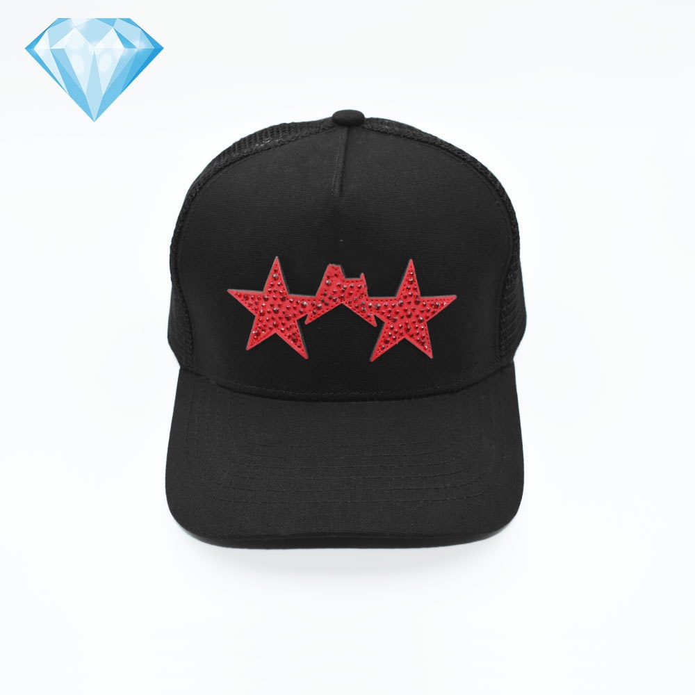 Vintage Style Havana Truckers' Cap - Classic Black Adjustable Baseball Hat