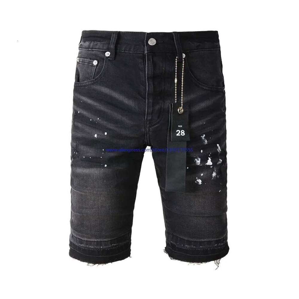 Women's Wear New Summer Vintage Washed Men Denim Shorts Casual Fashion Streetwear Ripped Hole Patches Distressed Male Skinny Jeans
