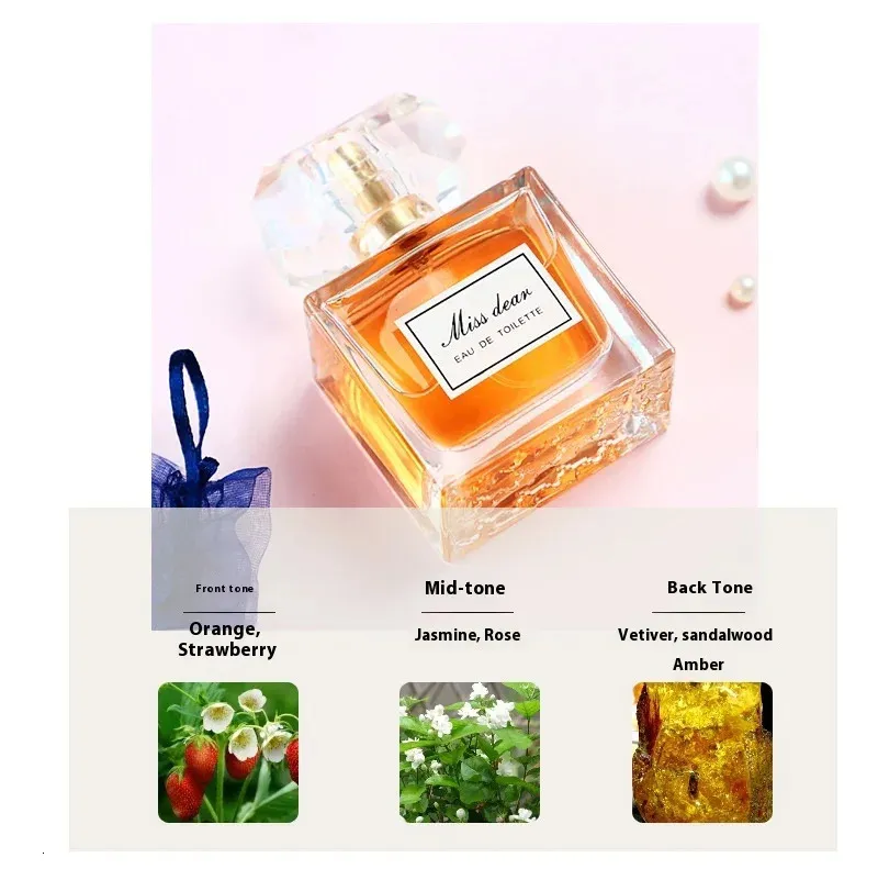 Women's Perume Miss Dear Fragrance Fruity Floral Fragance Long Lasting Good Smell 45ml Eau De Toilette