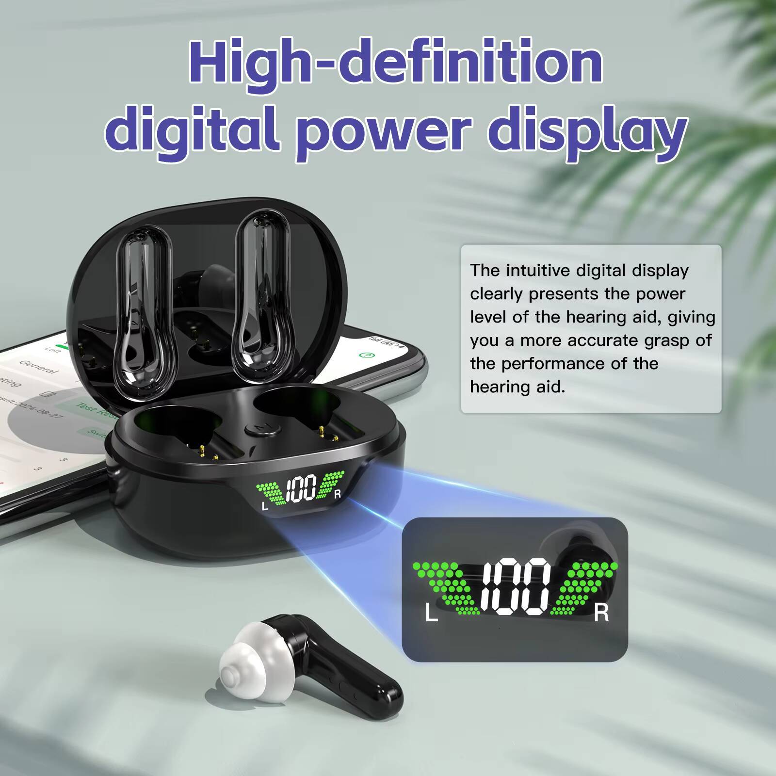 High-end TWS Rechargeable for Deaf People Programmable Hearing Aid