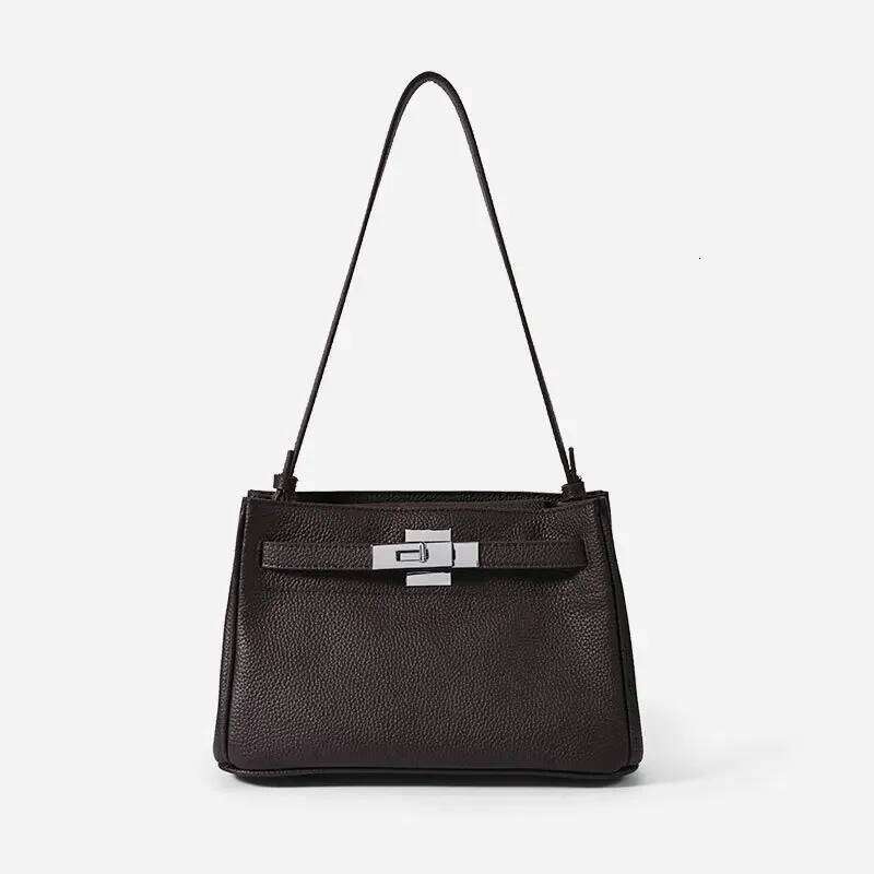 2024 Autumn/Winter New Arrival Top Layer Cow Leather Women's Kali Bag Crossbody Single Shoulder Underarm High-End Feel Fashi