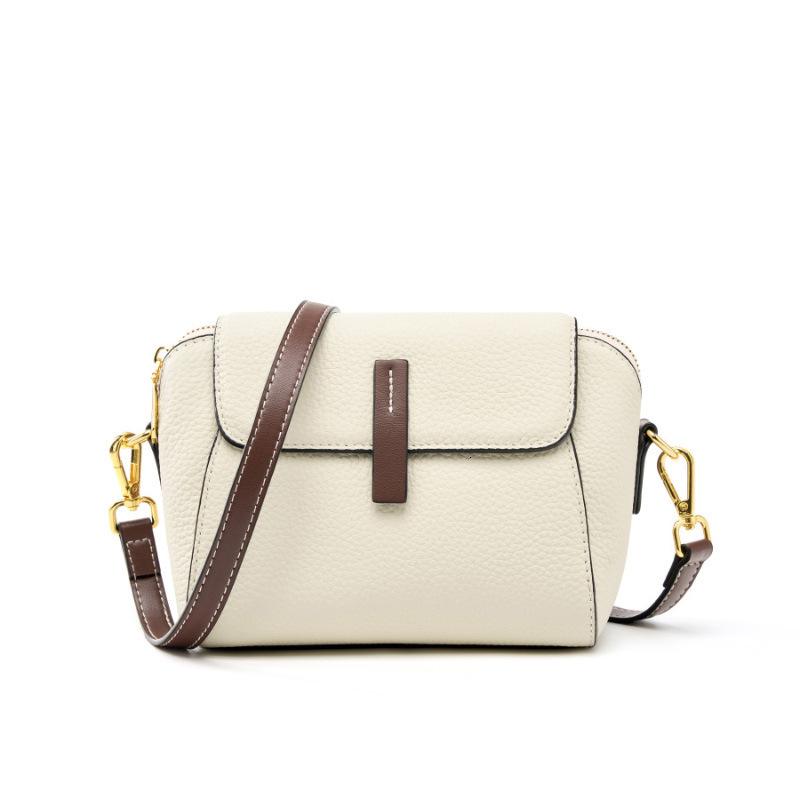 designer bag women's small new leather shoulder bag versatile white spring and summer design niche bags crossbody bags