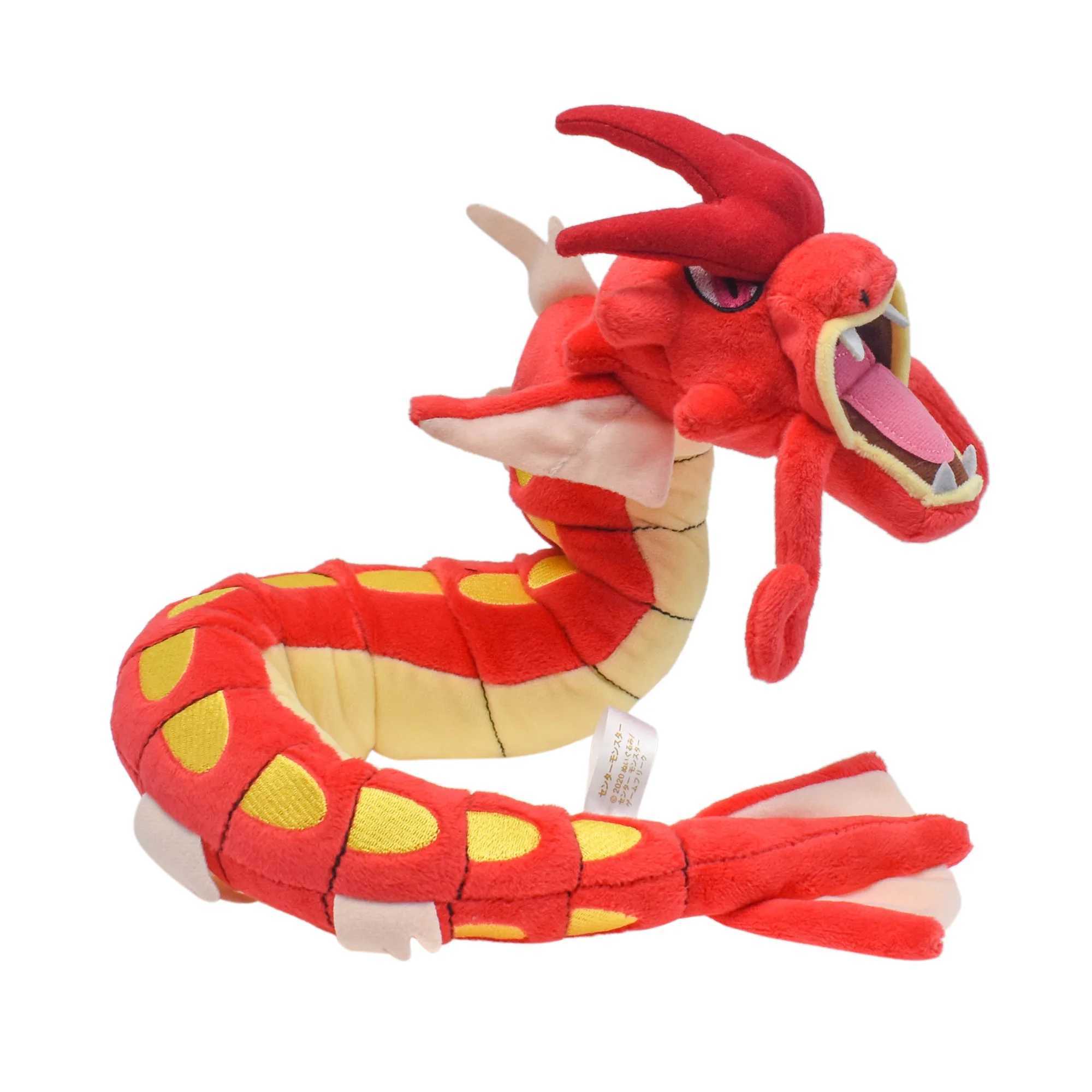 Shiny Gyarados Plush Toys Stuffed Animal Charizard Game for Collectible Gift Soft Plushies Character 23 Inch Red Z250529