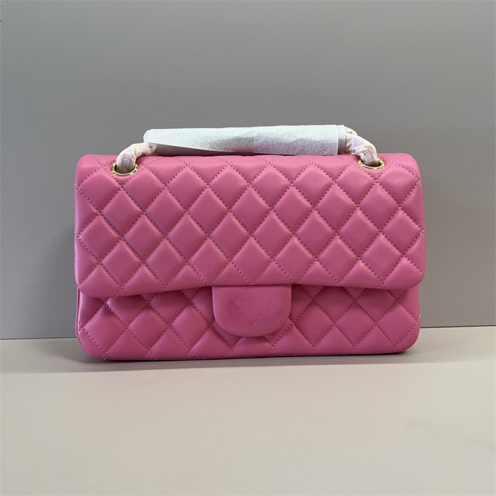 10A New Totes Mirror quality Designer Shoulder Chain Clutch double Flap Bag Wallet Check Velour Square StripImported From France Official original Genuine Leather