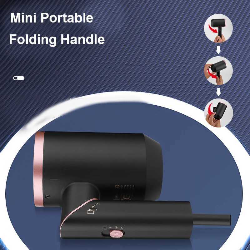 Electric Hair Dryer Foldable Straightening Brush Hot Comb Portable Blow Drier Hairstyles And Tools Drying Machine Hair CurlerXJ250528