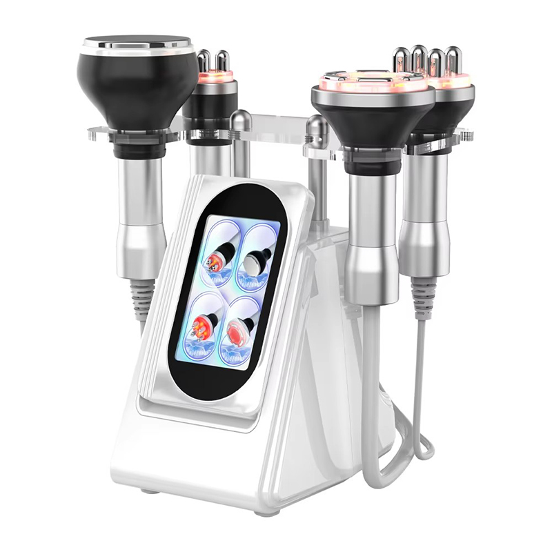 4in1 80k Body Contouring Cavitation Machine Cellulite Removal RF Massager Radio Frequency Skin Tightening Vacuum Lipo Suction Massage Slimming Device 