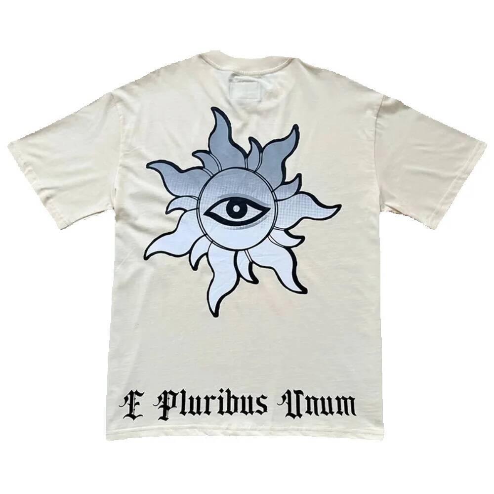 Summer Novelty, Godspeed American Fashion Street Rock Retro T-shirts, Short Sleeve T-shirts for Men and Women, Purple Skull Print GOD SPEED T-shirt