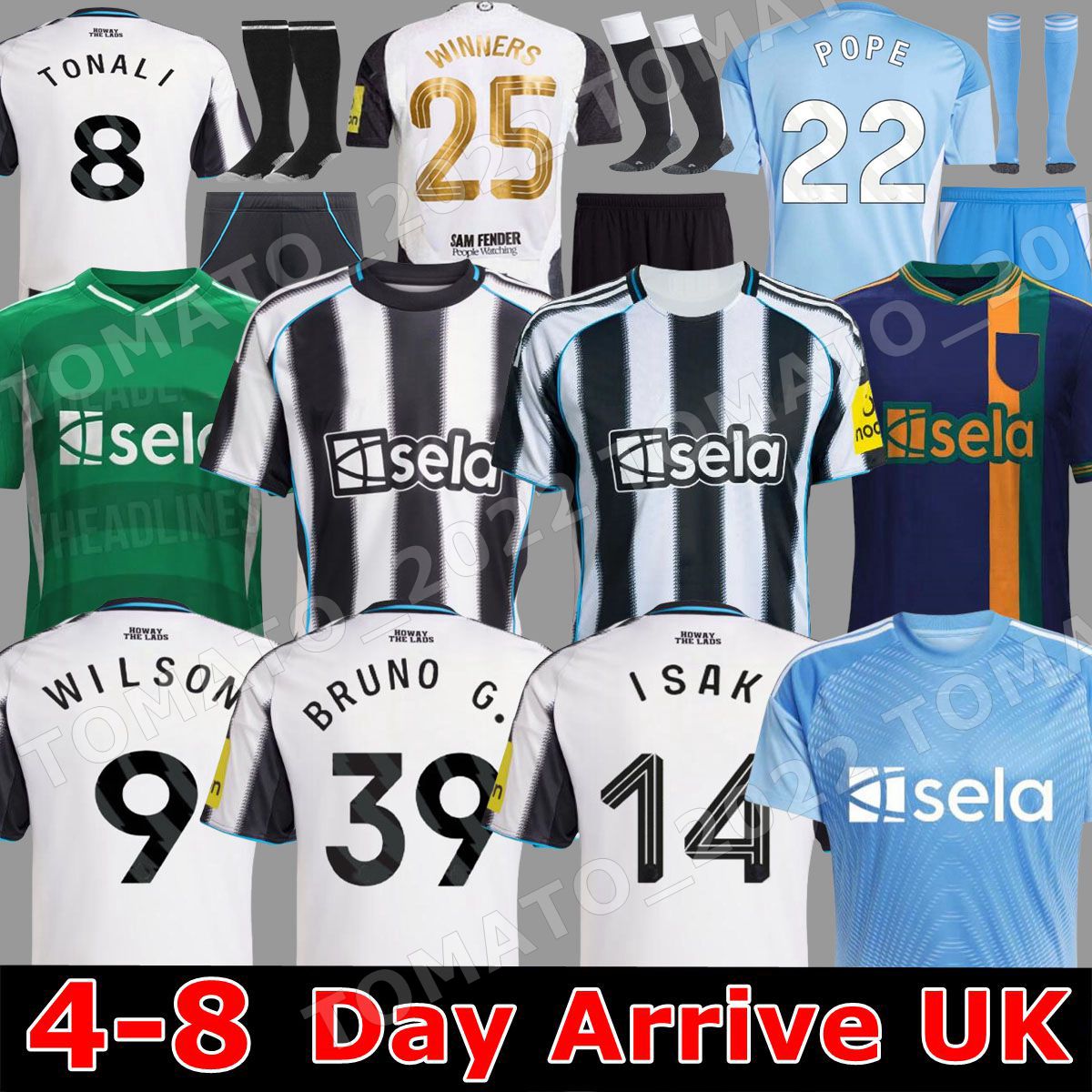 24 25 26 TONALI NEWCASTL E soccer jerseys BLACK Kids 2024 2025 BARNES BRUNO G. Gordon ISAK Football Shirt Home Away Botman fans WINNERS CARABAO CUP FINAL