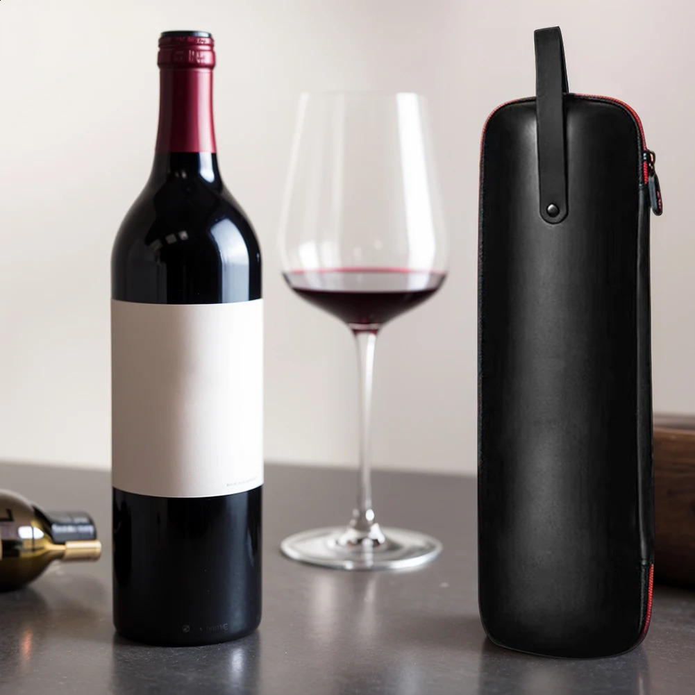 EVA Portable Wine Bag Shockproof Cooler Ice Bags Beer Cooling Single Red Gift Box for Party Travel Carrier 250528
