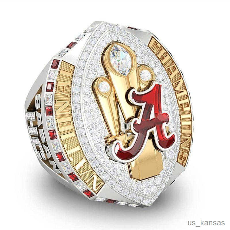 2020 Alabama National Champion replica ring crimson champion ring with champion ring box S251114