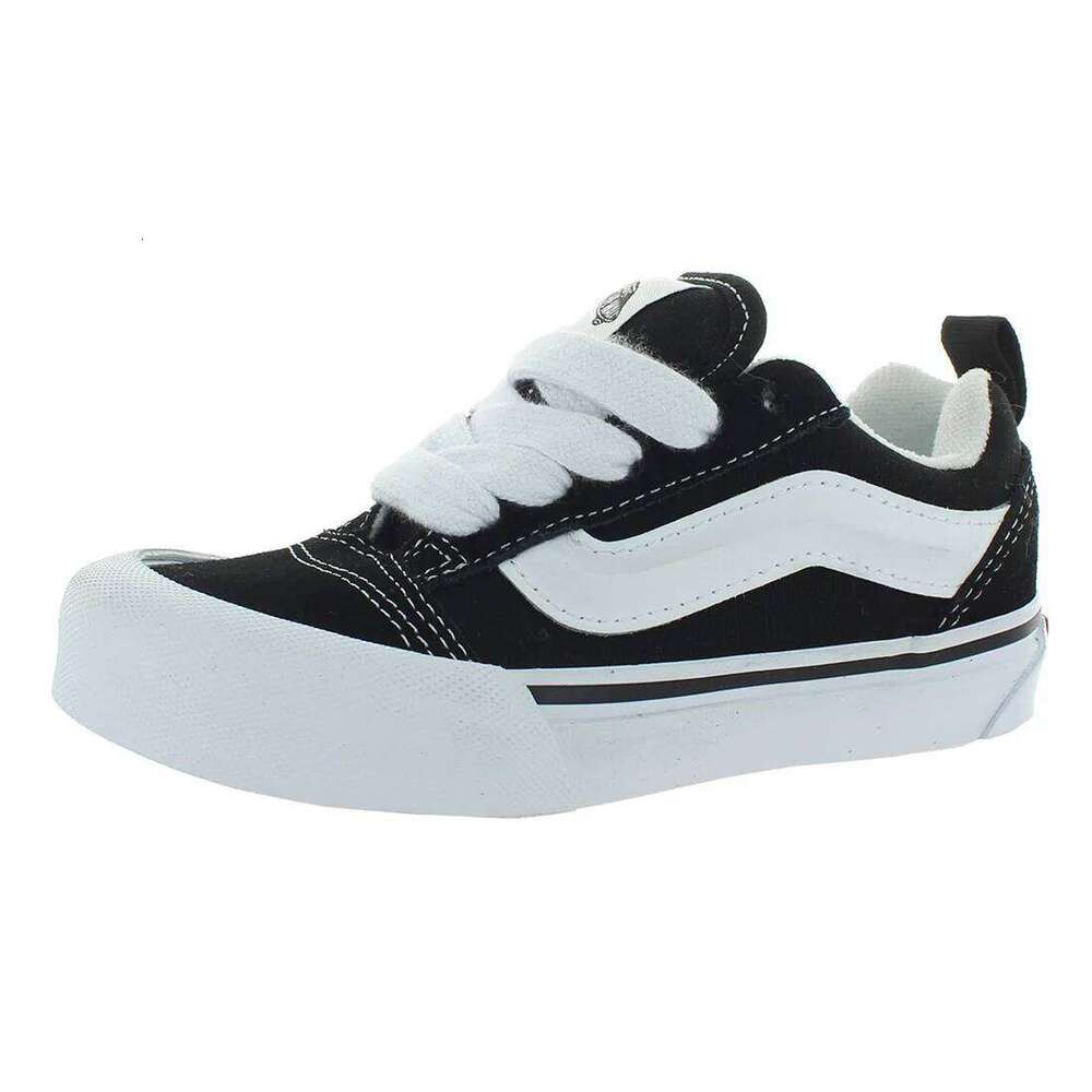 Knu Skool PS Boys Shoes Size 12, Color: Black/True White
