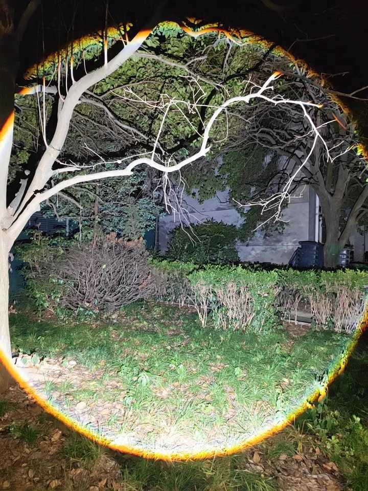 1000000 Lumens High Power LED Flashlight With Built In Dual Batteries Rechargeable Torch Portable Camping Tactical Lantern XJ250529