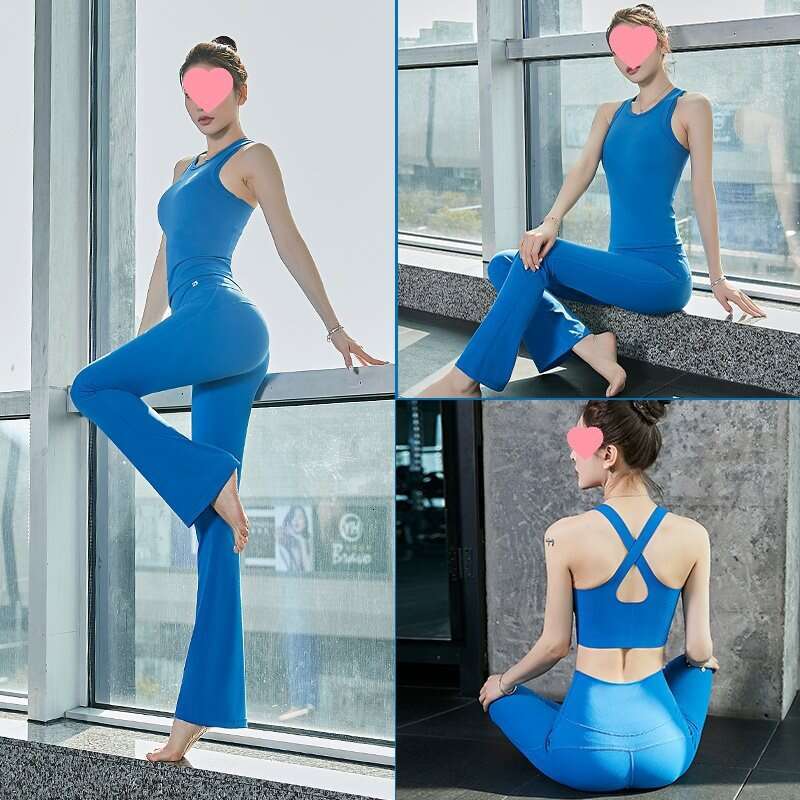 High Quality Exercise Yoga Clothing Yoga Clothing New Style High End Sense Elegant Slimming Niche Fitness Wear Pilates Running Sports Suit For Women F