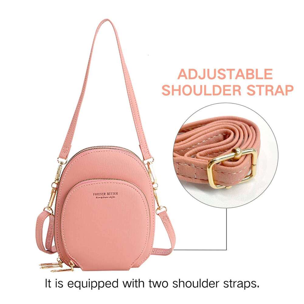 Women's Compact Crossbody Cell Phone With Credit Card Holder Mini Shoulder Wallet Fashion Small Bag