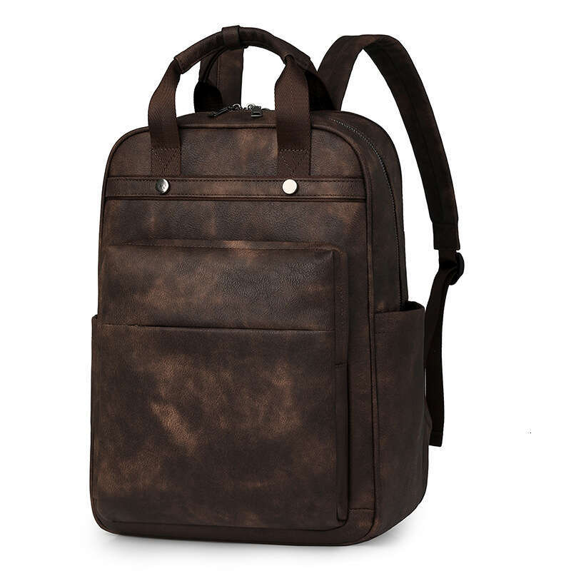 New Women's Fashion PU Multifunctional Large Capacity Commuter Mommy Backpack B5