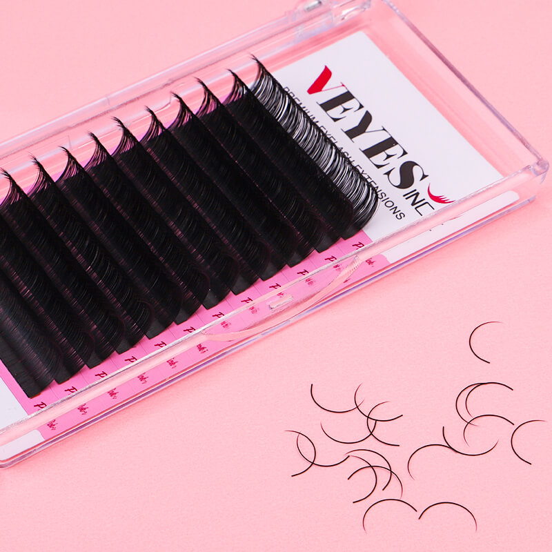 VEYES Cashmere 0.03 0.05 0.07 Private Label Individual Lash Extension Premium Wholesale Volume Eyelash Extension Supplies