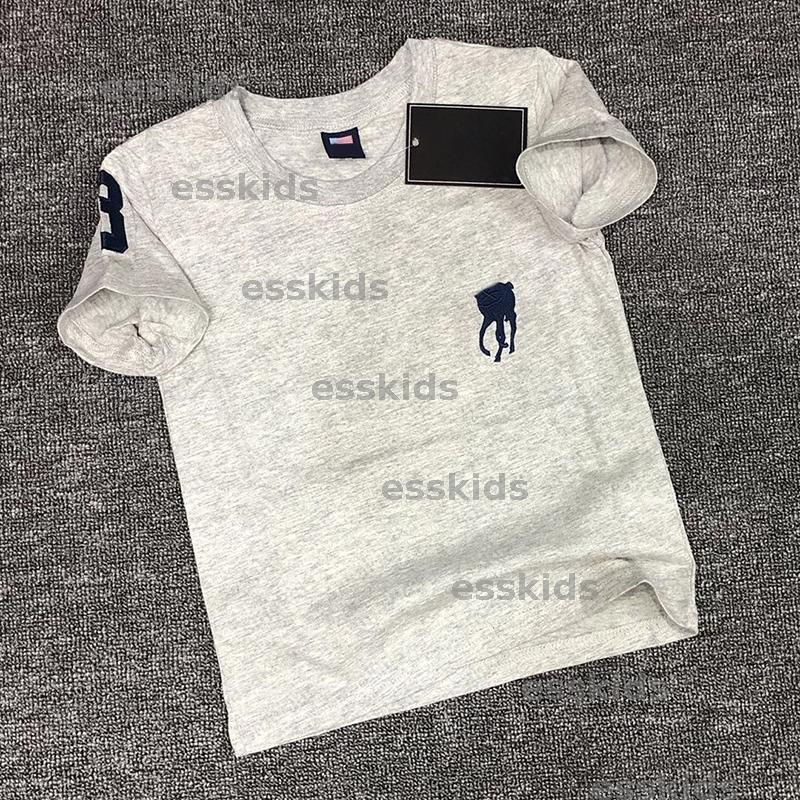 Summer pure cotton short sleeved T-shirt new boys casual round neck tshirt fashion childrens tops classic print kids clothes 90-160 CSD2505291 y250607