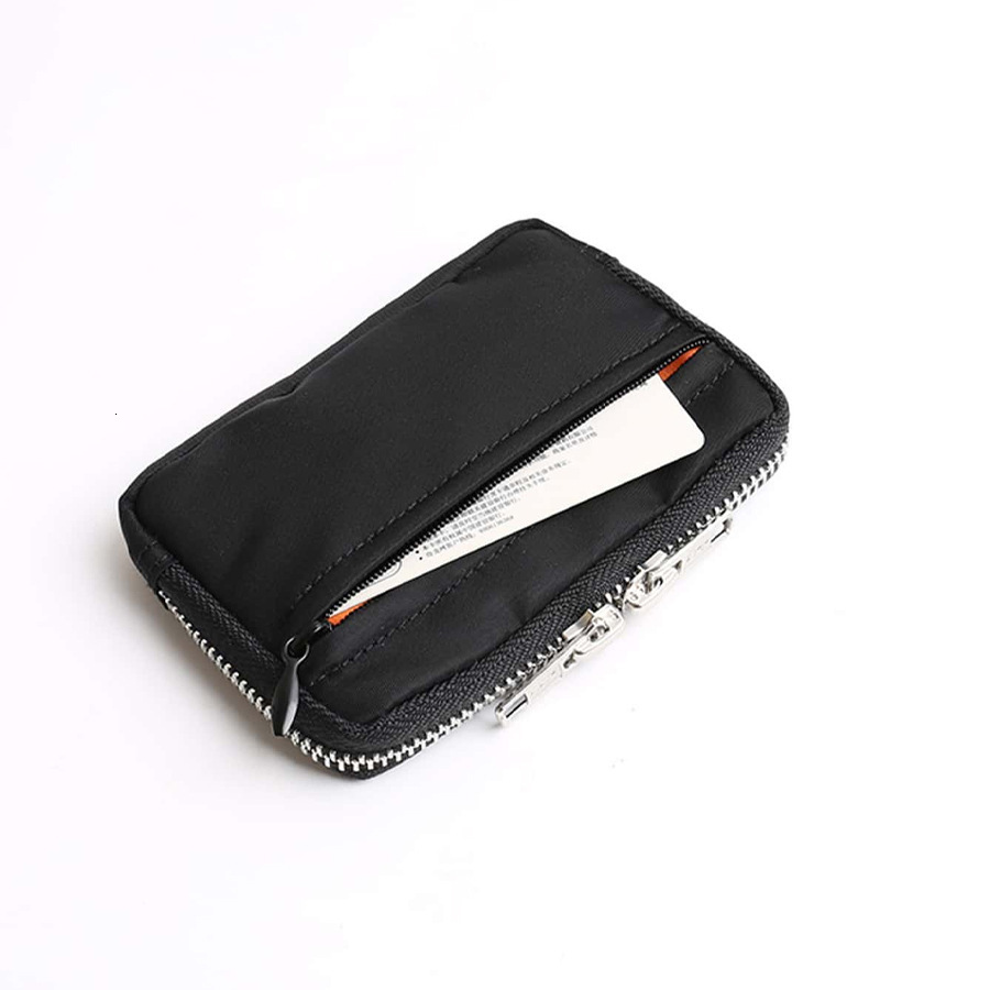 New Wallet Men Storage Fashionable Modern Leather Mini Snap Free delivery Magnetic Black Card Holder Coin Pocket Credit