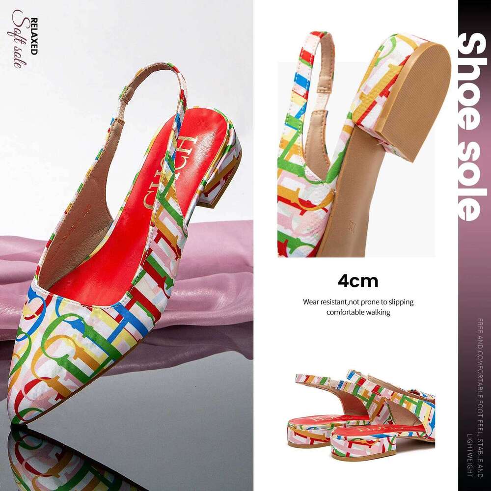 Light Design New Women's Flat Bottom Summer Low Heel Ankle Strap Open Toe Sexy Travel Party Sandals