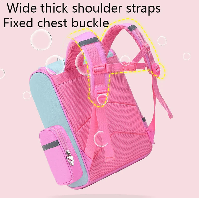 Kid Backpack for Girl Unicorn Children Bookbag Rainbow Eyes School Bag Teen Girl Backpack for Traveling Waterproof Mochilas 250529
