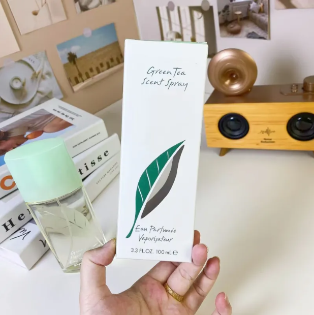 Neutral Perfume Girls Femme Green Tea 100ml EDP Fragrance incense spray Long Lasting Fragrance Charming Smell