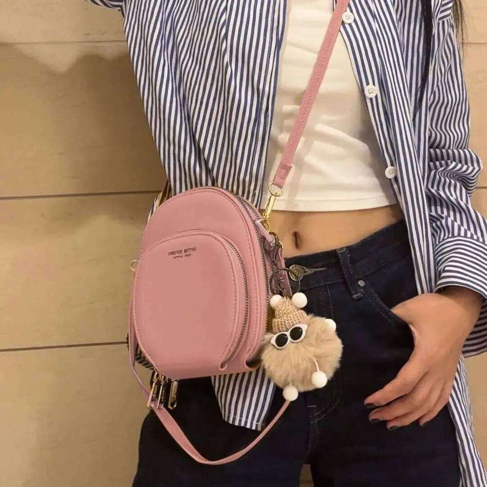 Women's Compact Crossbody Cell Phone With Credit Card Holder Mini Shoulder Wallet Fashion Small Bag