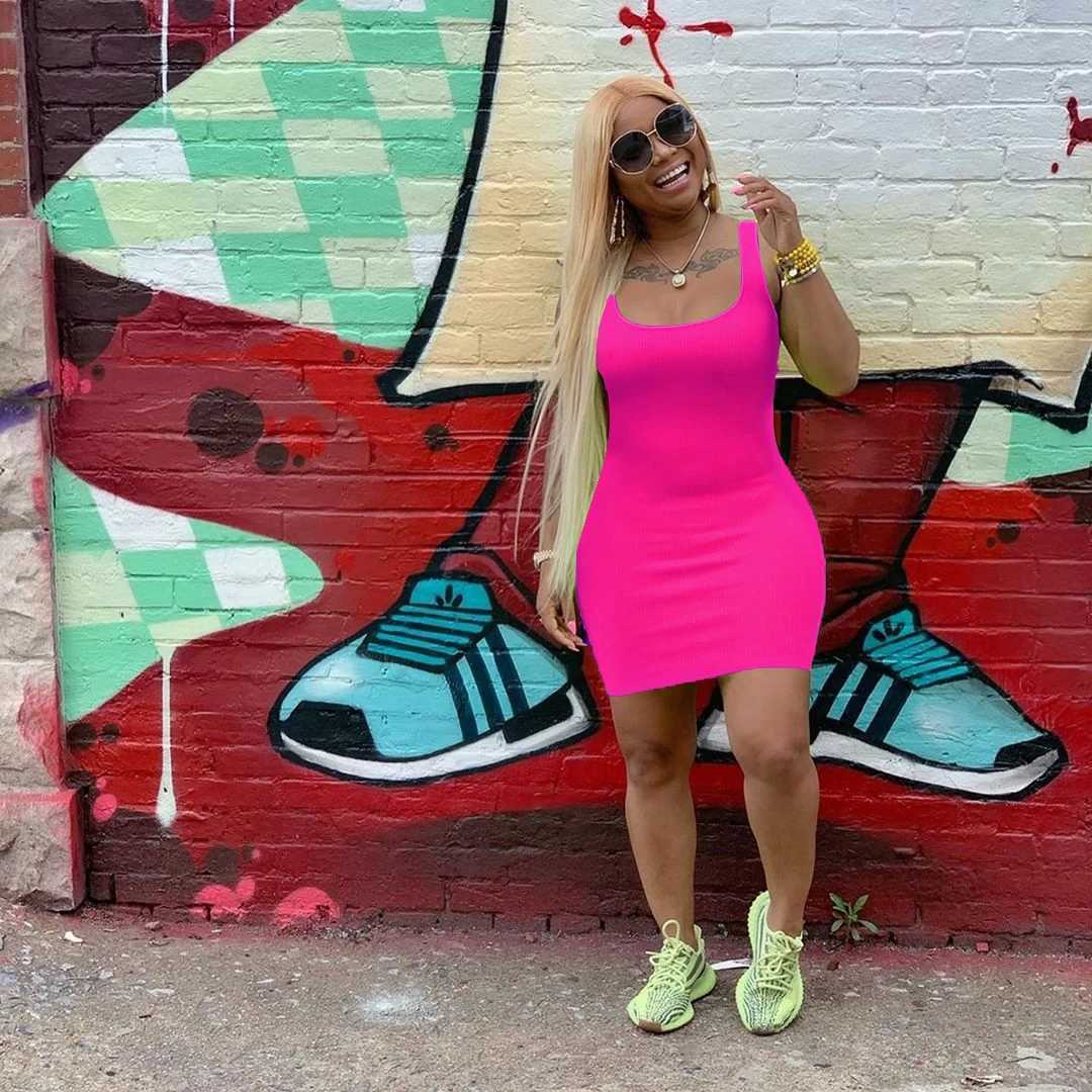 2024 Summer New Womens Solid Color Strap Casual Dress XJ250814