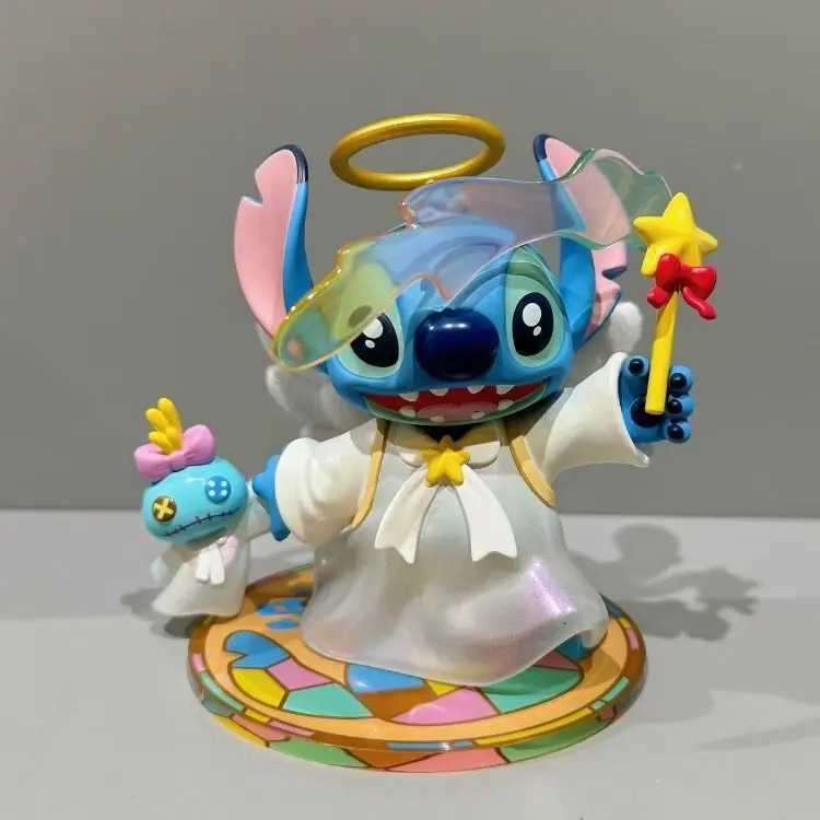 Stitch Pajamas Funny Diary Hip-hop Street 2.0 Blind Box Stitch Figurines Trendy Toys Dolls Desktop Ornaments Birthday Gift W250529