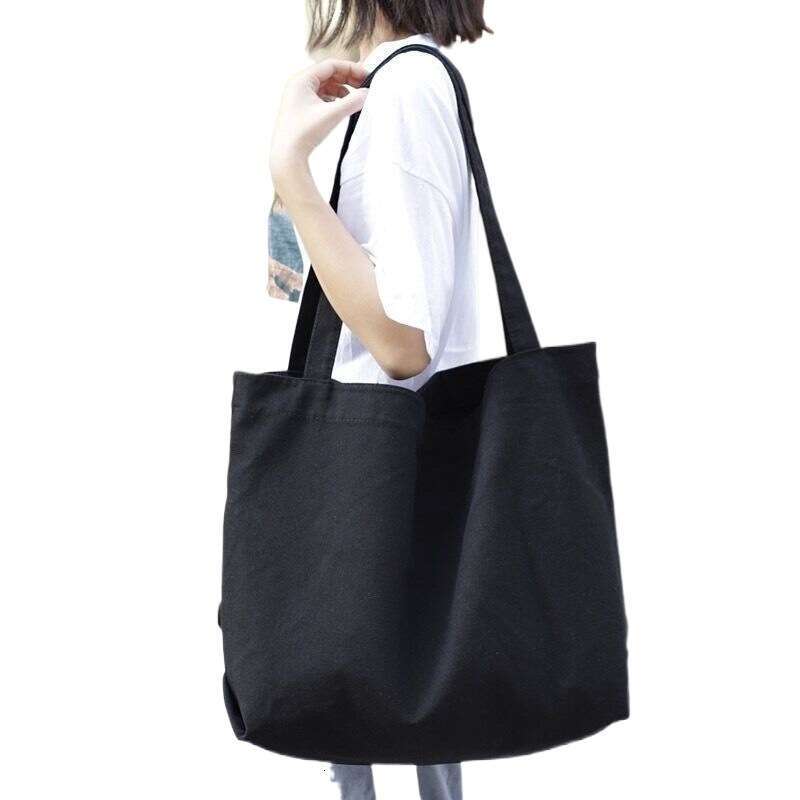 Commuting Women, Capacity Korean Style Canvas Bag, Versatile Going Out and Shopping, Large Bag for Women