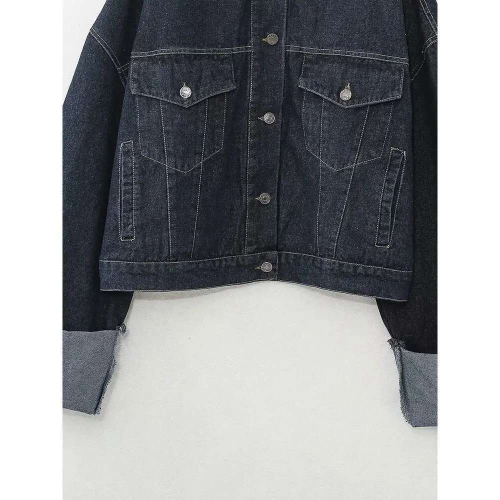 Willshela Women Fashion With Pocket Denim Solid Jackets Lapel Neck Long Sleeves Feamle Chic Lady Jacket Outfits