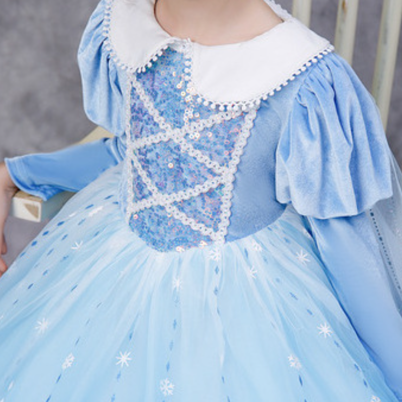 DISNEY girls designer clothes infant designer clothes Elsa princess dress Little girl's holiday dress princess outfit comfortable clothing with n