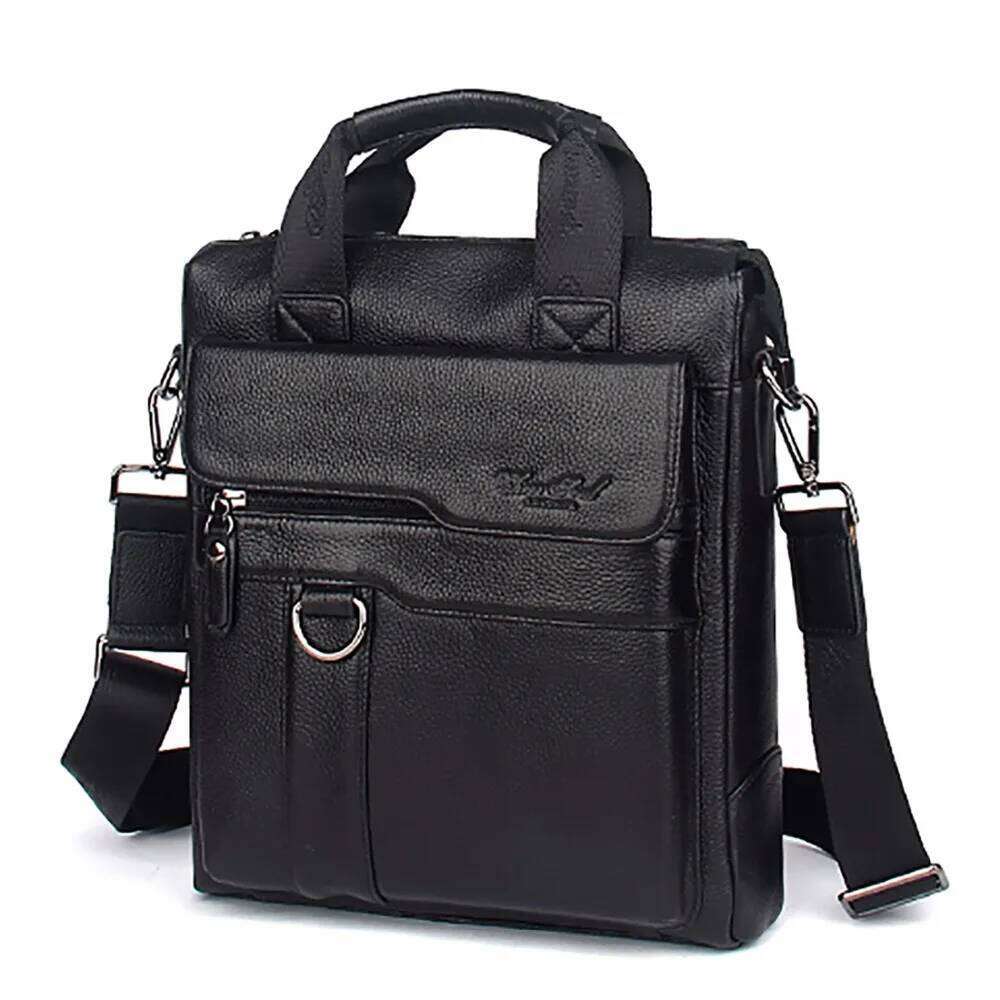 Men Handbag Cross Body Messenger Shoulder Bag Genuine Leather Business Fashion Real Cowhide Male Briefcase Tote Top Handle Bags