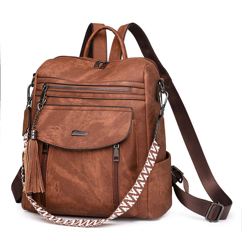 New Spring Fashion PU Bag Women's Backpack Multifunctional B5