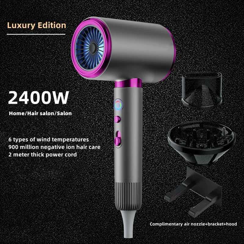 Latest Product High Speed Hair Dryer High-Power Quick Drying Negative Ion Hair Salon Hair Dryer Household AppliancesXJ250528