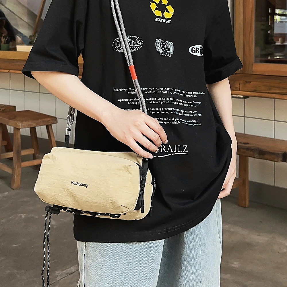 Mountaineering Kettle Bag Personalized Commuting Crossbody Sports MultiLayer Single Shoulder Small Bag 250528