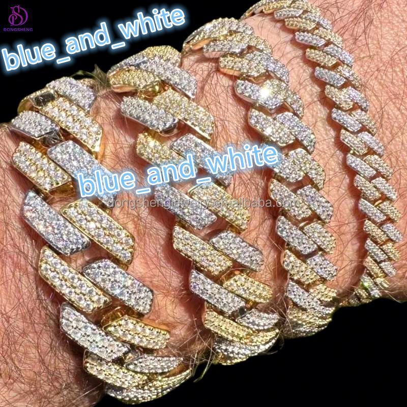 2023 Hot Selling Competitive Price Cuban Link Moissanite Bracelet