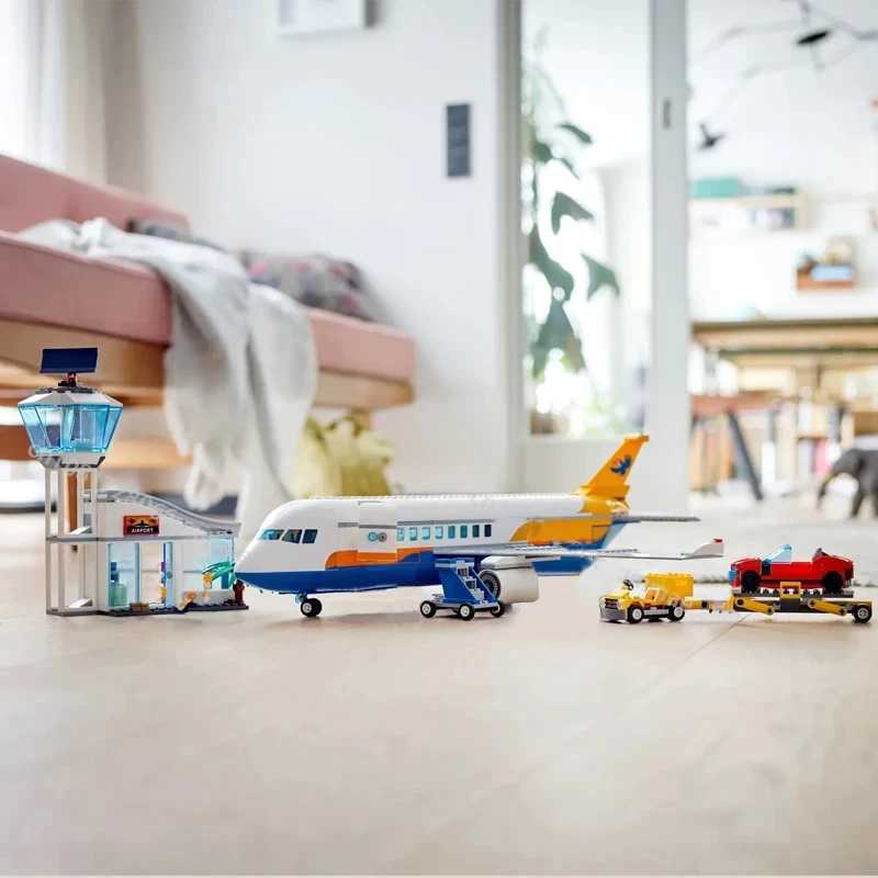 City Airport Aircraft Plane Model Building Bricks Educational Plane Building Blocks Educational Toys for Children W250529