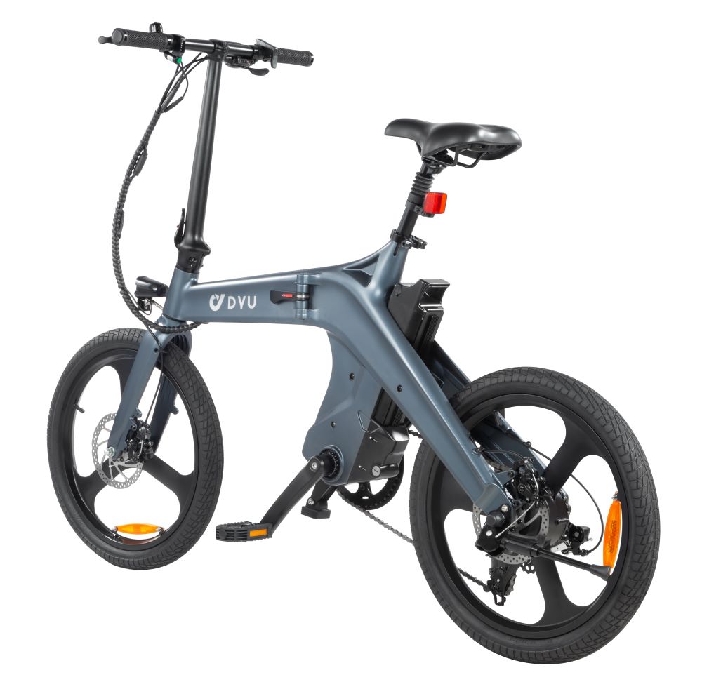 UK STOCK DYU T1 20 Inch Foldable Electric Bike Pedal Assist 250W Motor 36V 10Ah City E-Bike for Adults Portable Bicycle 25km/h Urban commuter bikes