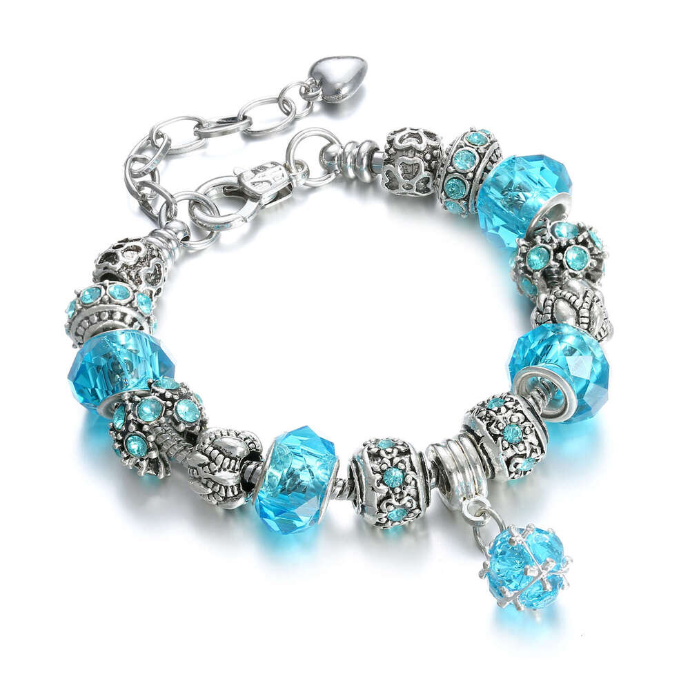 2017 fashion Alloy Large Hole Bead Bracelet DIY Hot Selling Jewelry