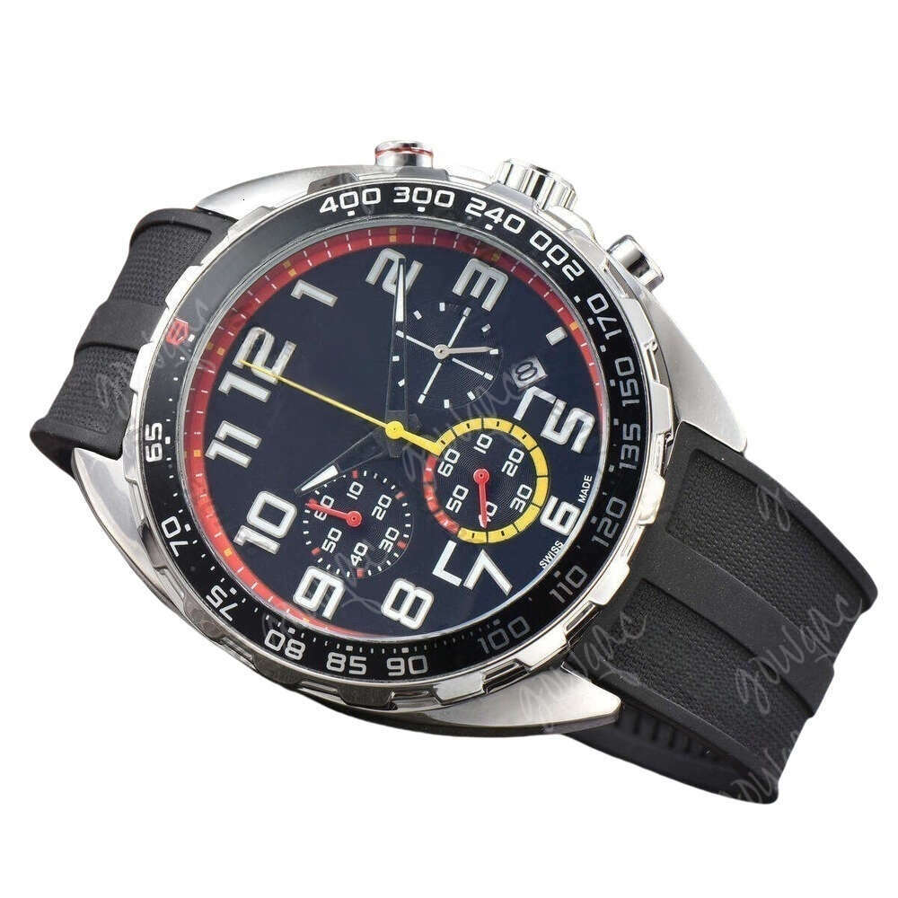High Quality Tagity Huer Watch Senna F1 Monacoly Chronograph Mens Watch Designer Watches Stainless Steel Band Luminous Automatic quartz Montre de g9h