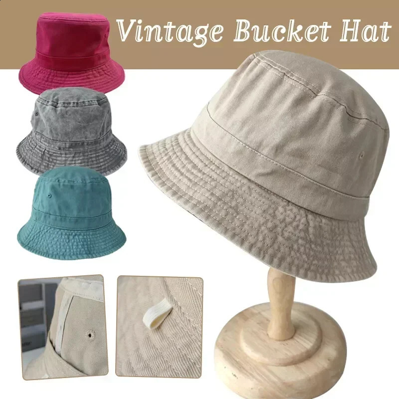 Korean Big Head Washed Denim Bucket Hats Men Cotton Sun Hat Plus Size 64cm Oversize Bob Panama Unisex Big Size Fisherman Cap 250523