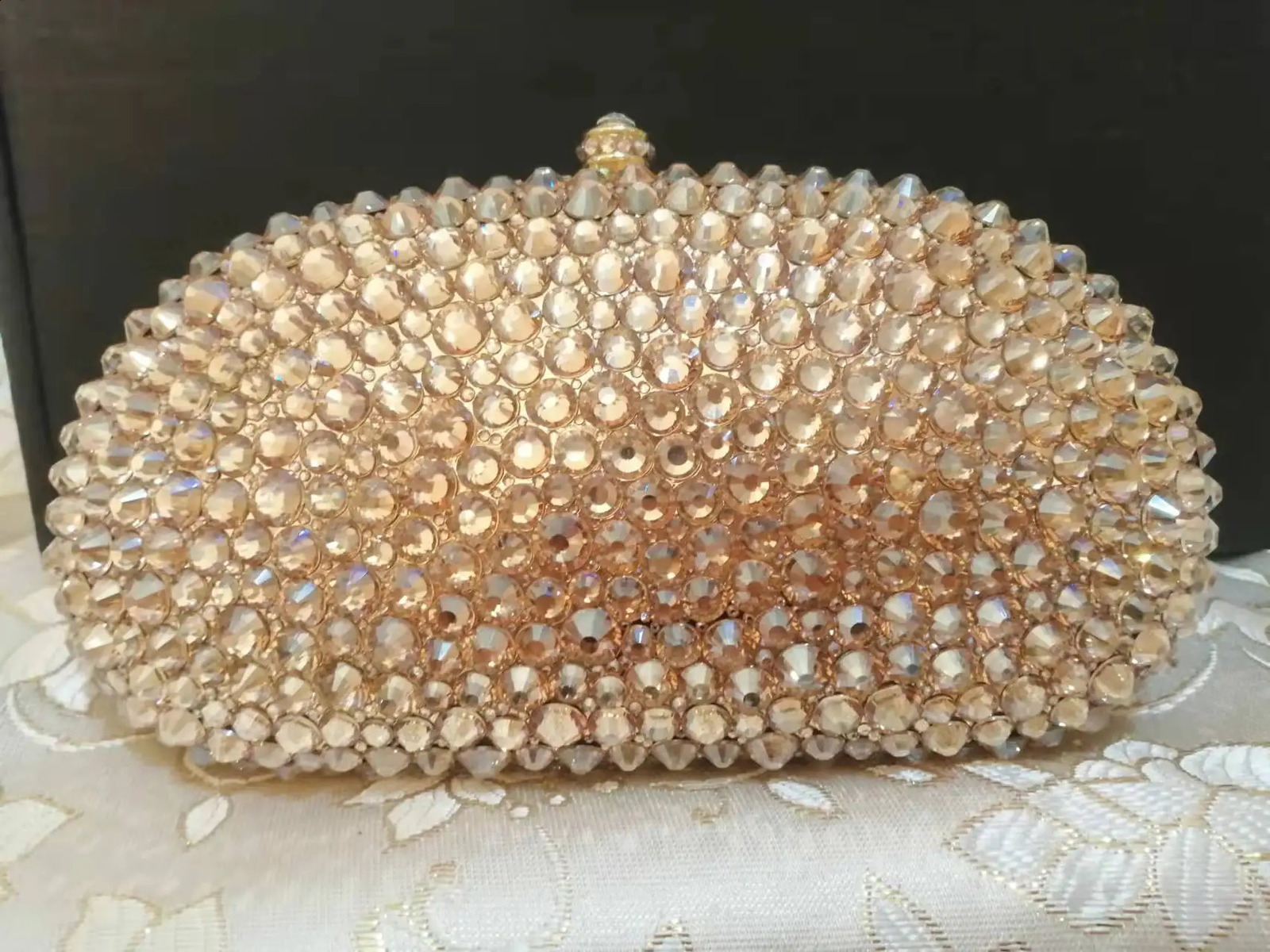 XIYUAN Lady AB Silver Shinny Crystal Evening Bags For Women Wedding Party Stones Gold Clutch Bag Purse Rhinestone Clutches Bags 250528