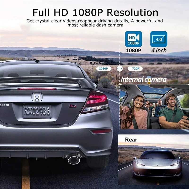 Car dvr Car dvr 1080P HD 2/3 Channel Dash Cam for Cars Video Recorder Rear View Camera for Vehicle Night Vision Black Box Car Assecories R250529