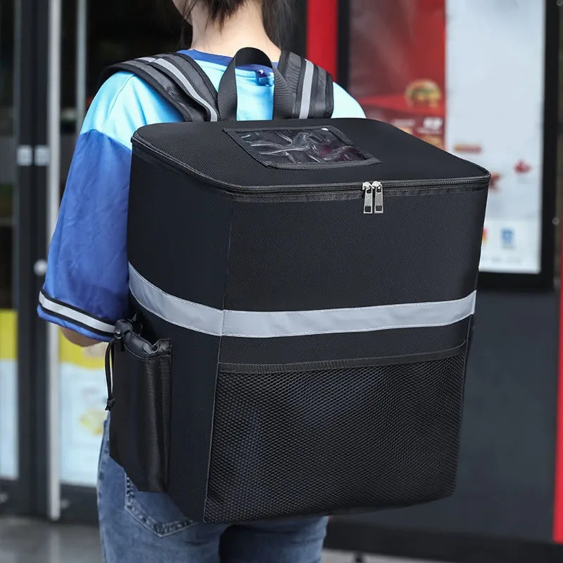 35L Extra Large Thermal Food Bag Cooler Refrigerator Box Fresh Keeping Delivery Backpack Insulated Cool Bag 250528
