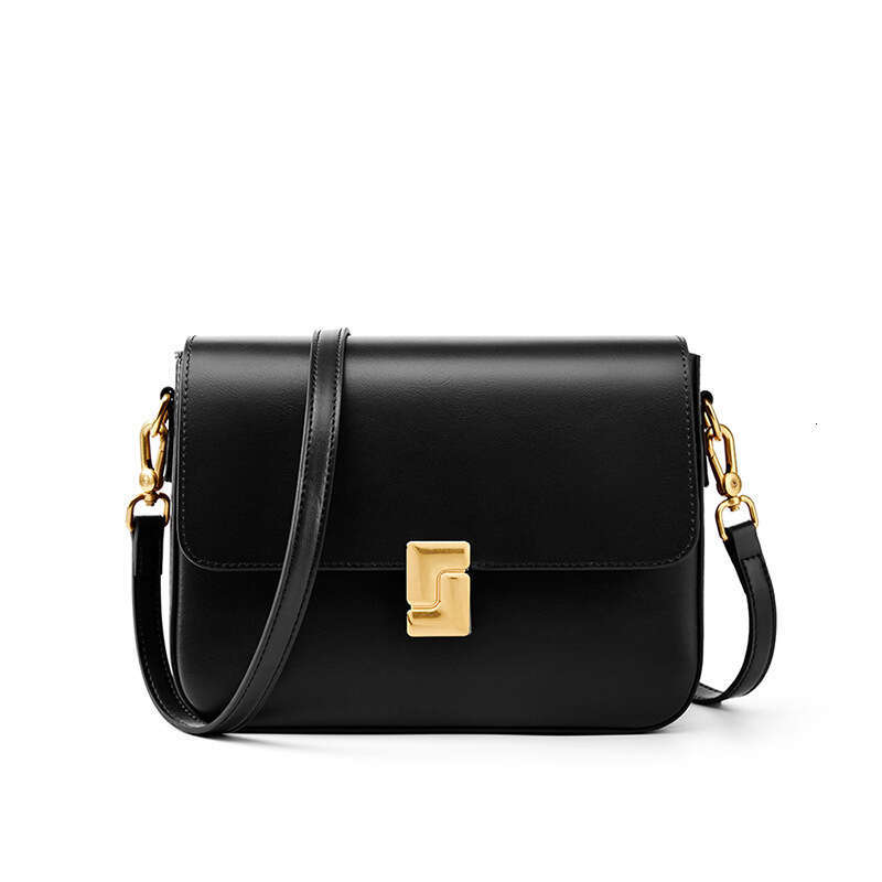 Genuine Leather For Women New Spring Summer Crossbody Ladies Commuter Shoulder Tote Small Square Cowhide Bag B5